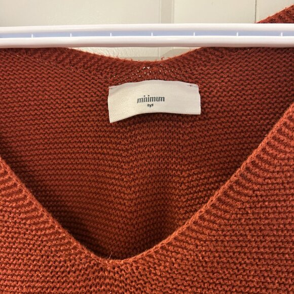 Minimum scoop-neck cotton sweater - Picture 2 of 2